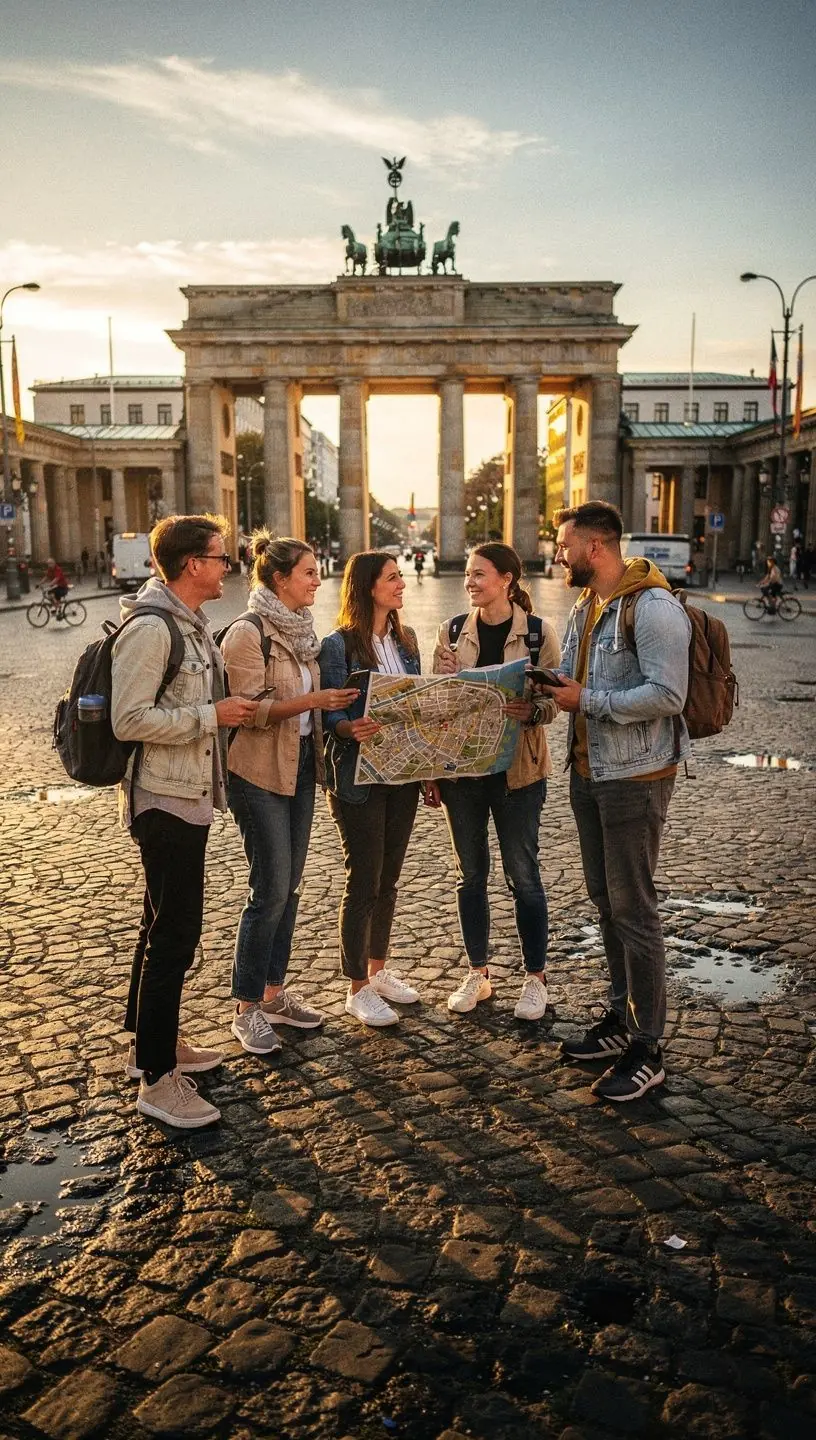 Ein historisches Schloss, umgeben von üppigen Gärten und Blumenbeeten.